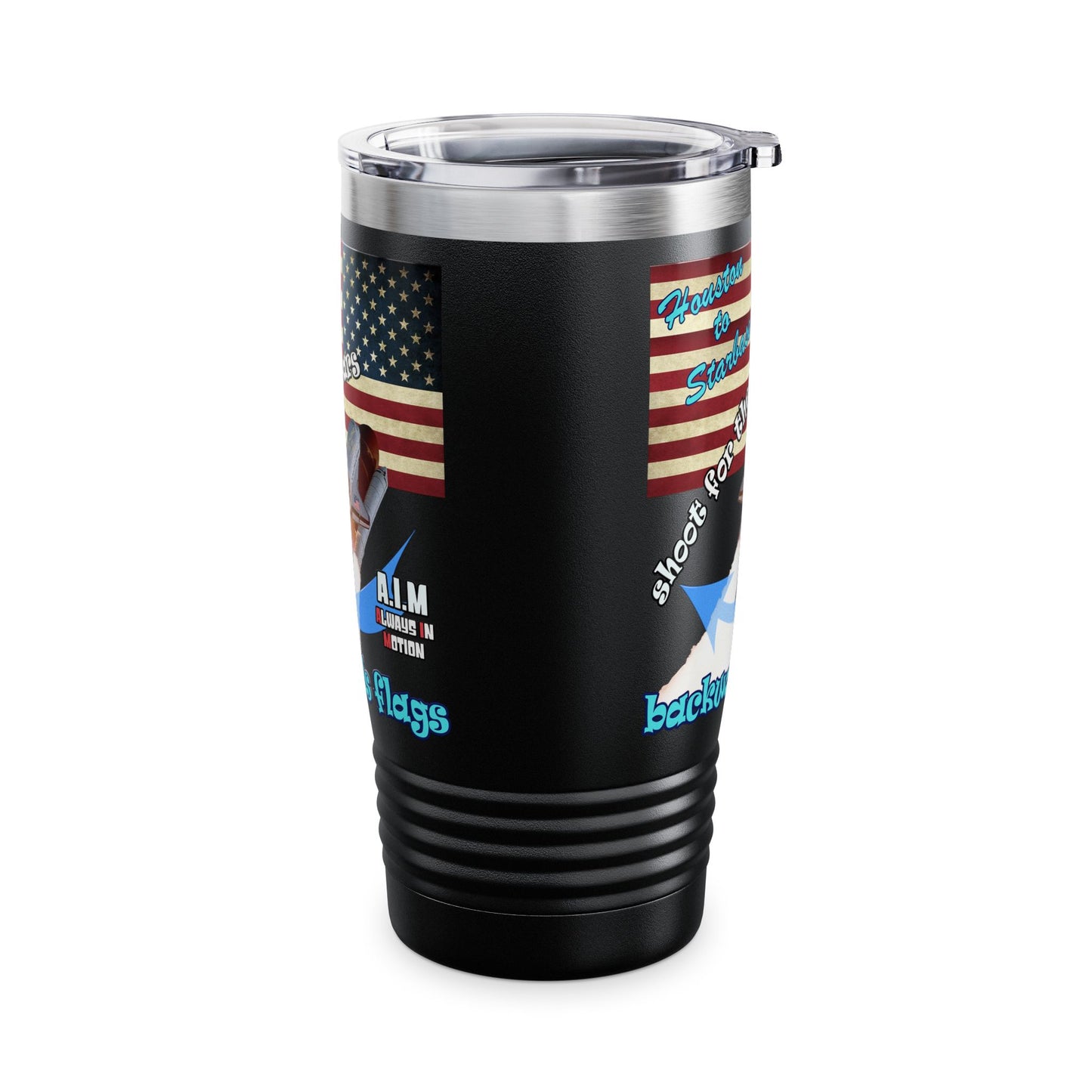 shoot for the stars - Ringneck Tumbler, 20oz