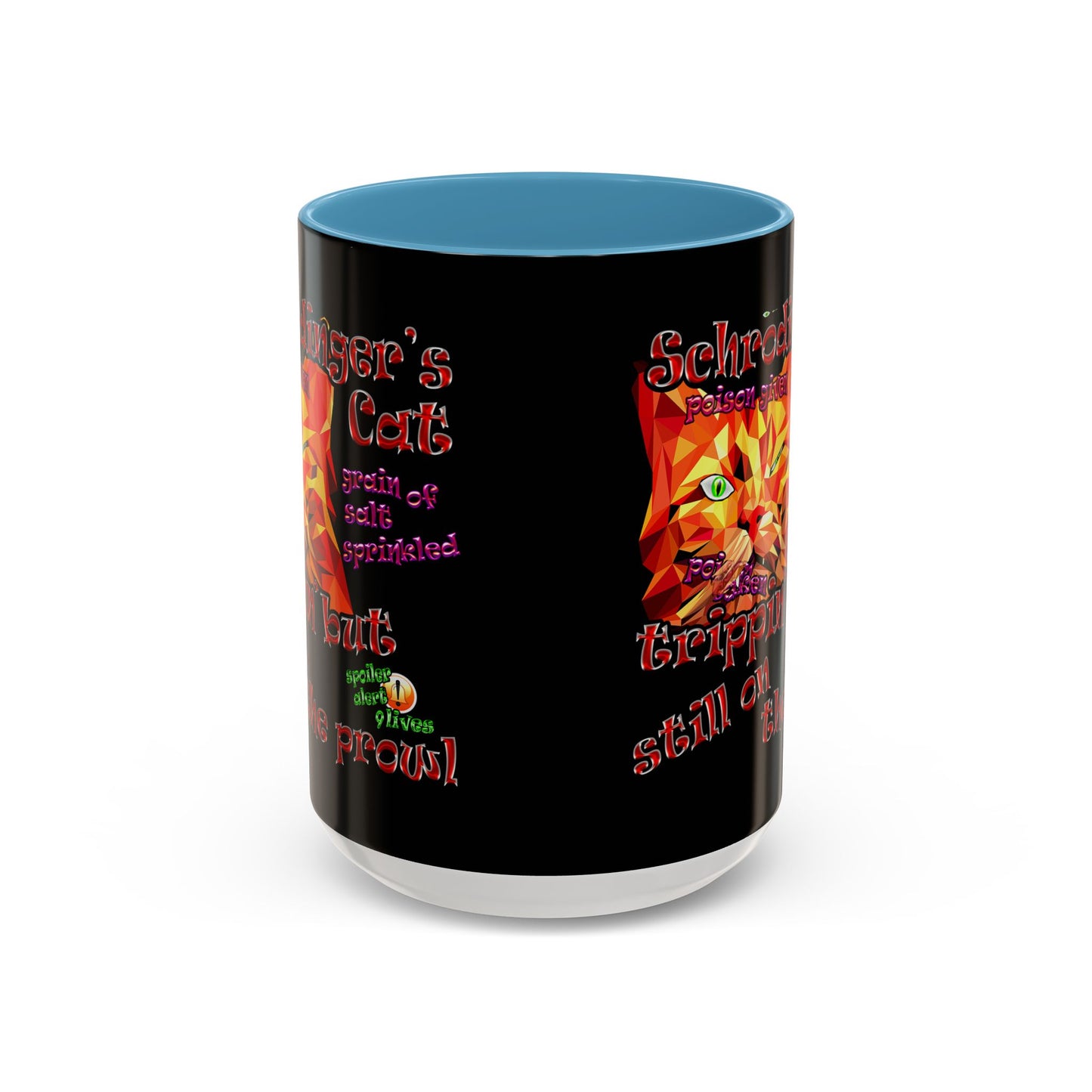 schrodinger's cat - Accent Mug (black)