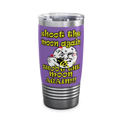 shoot the moon again - Ringneck Tumbler, 20oz (light purple)