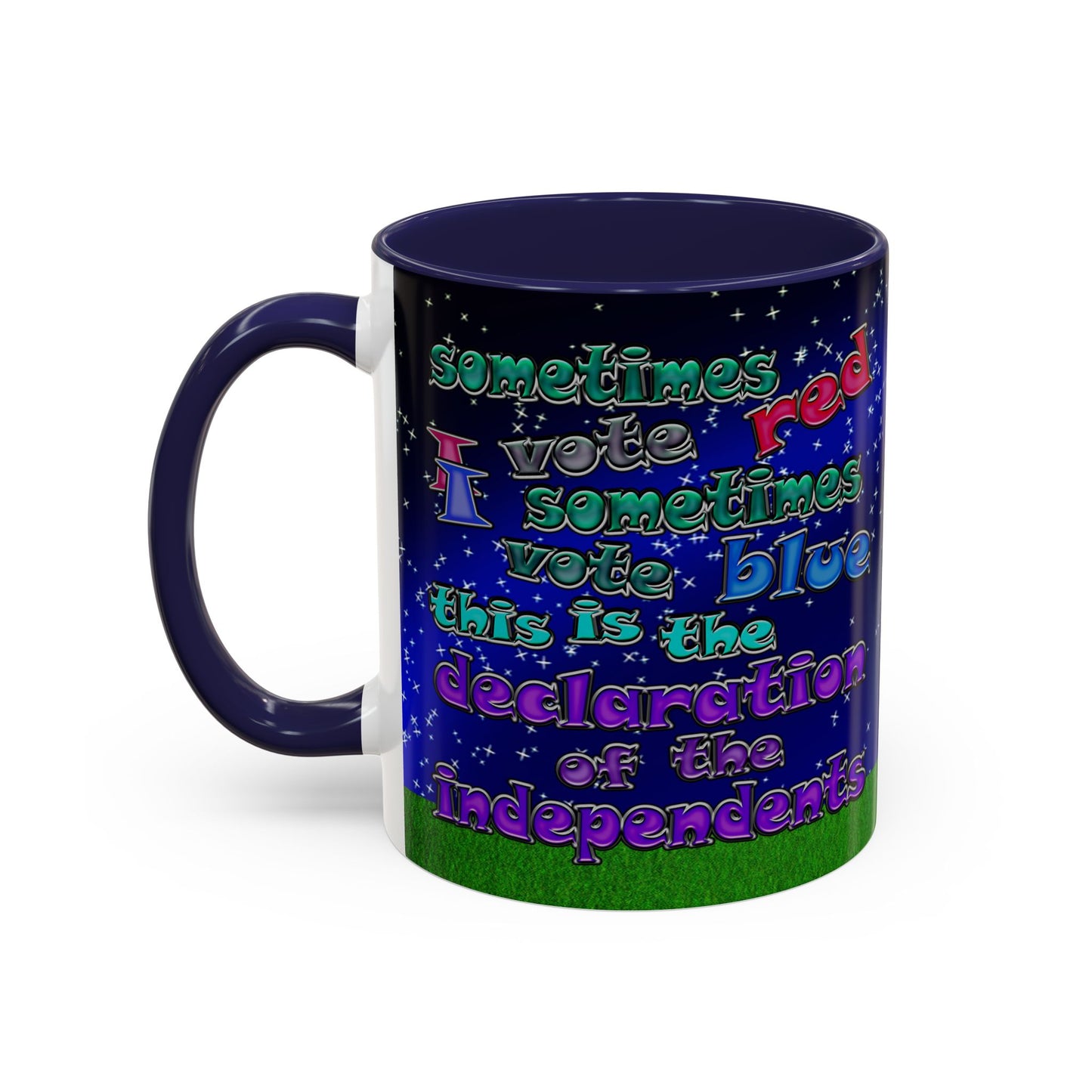 declaration of the independents - Accent Mug ('snoops' background)
