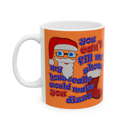 santa's shoes - White Mug (crusta)