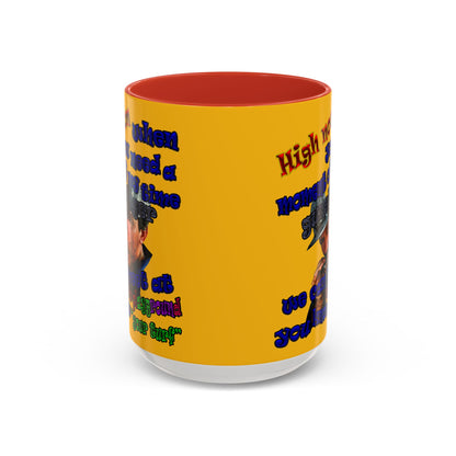high noon - Accent Mug (yellow)