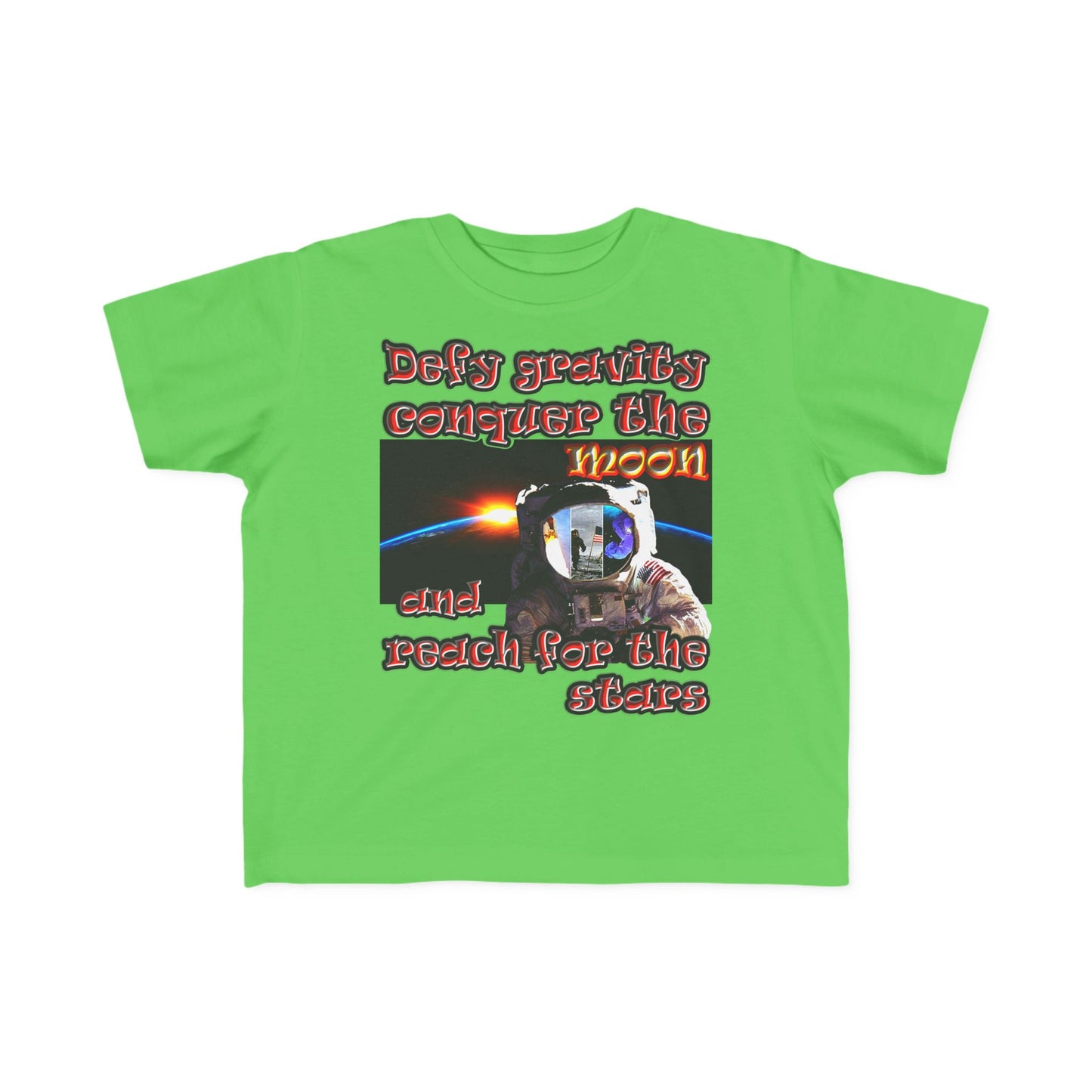 defy conquer reach - Toddler's Fine Jersey Tee