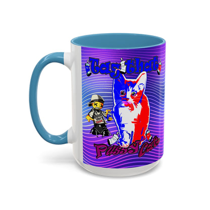 tag that - Accent Mug (purple wave)
