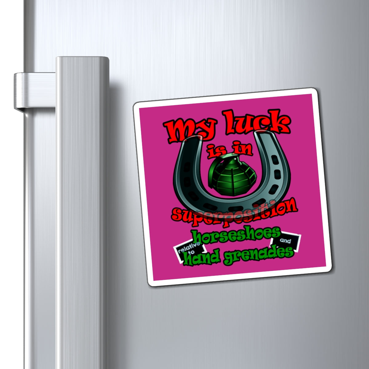 my luck - Magnets - (pink)
