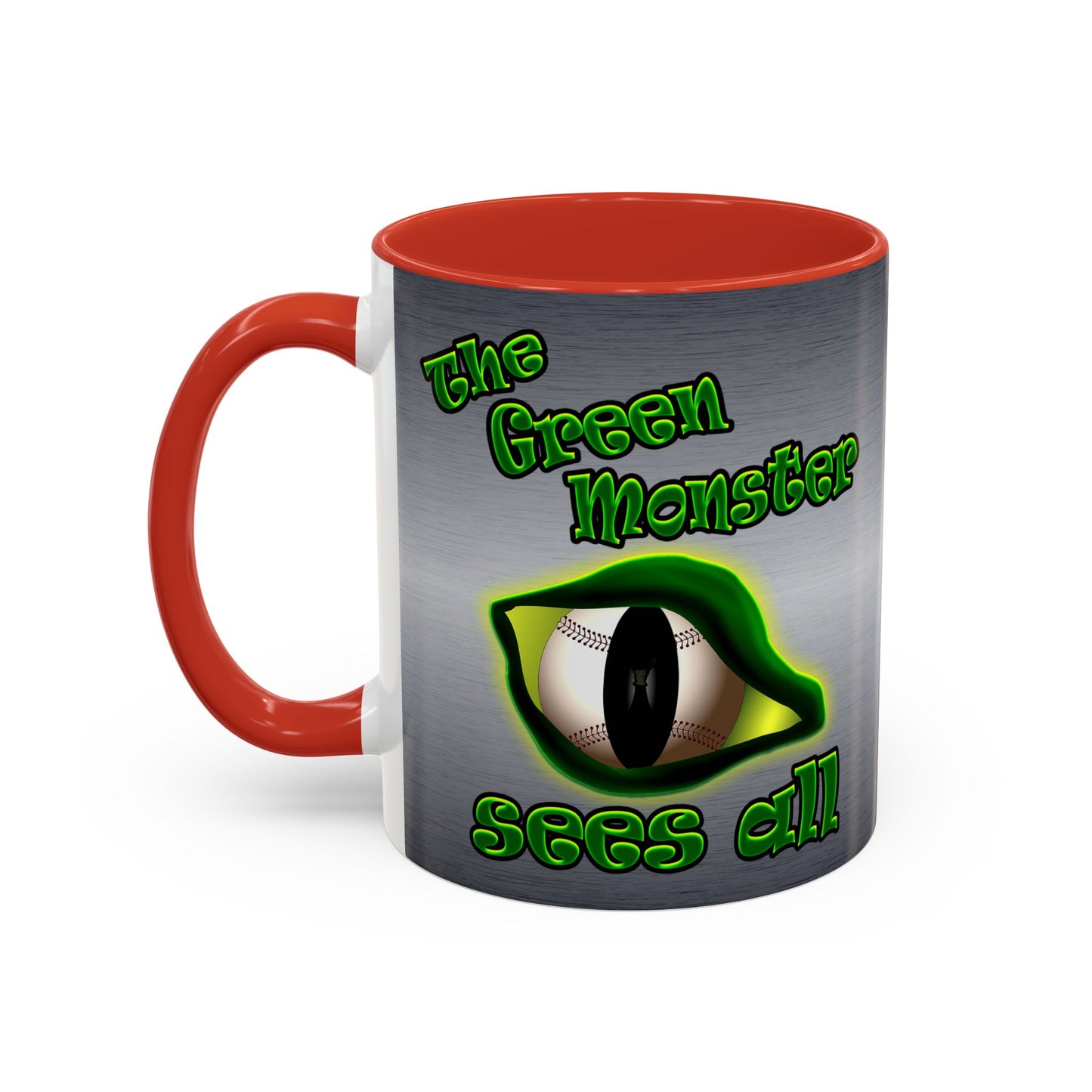 green monster - Accent Mug (brushed nickel)