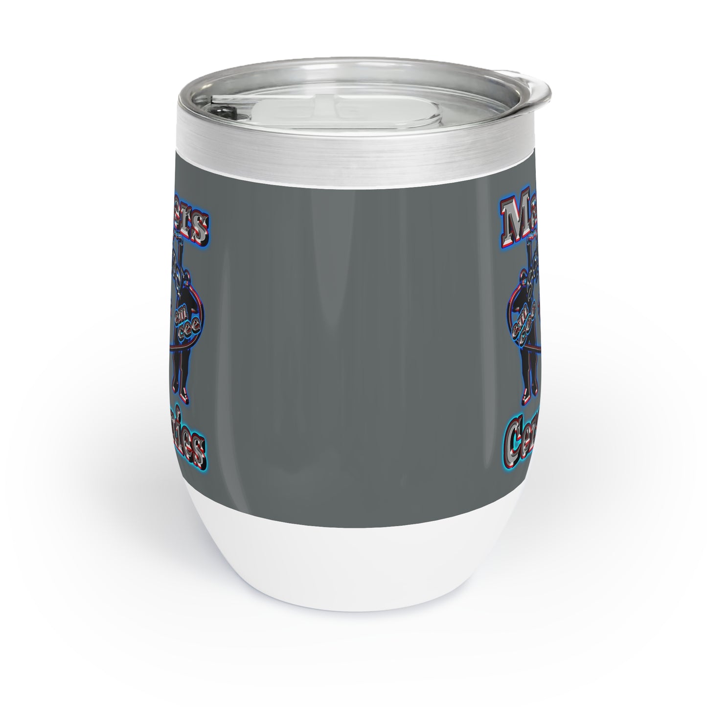 em cee squared - Chill Wine Tumbler (dark grey)