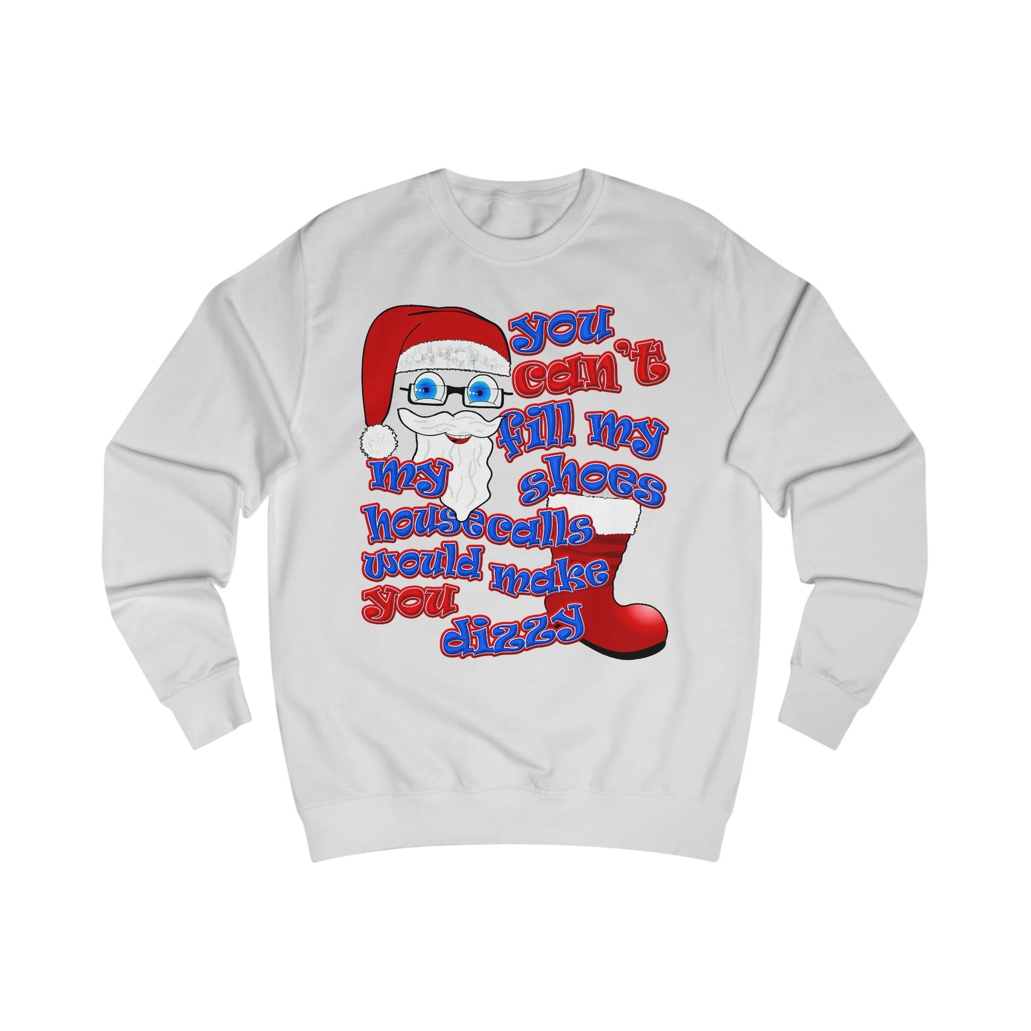 santa's shoes - Men's Sweatshirt
