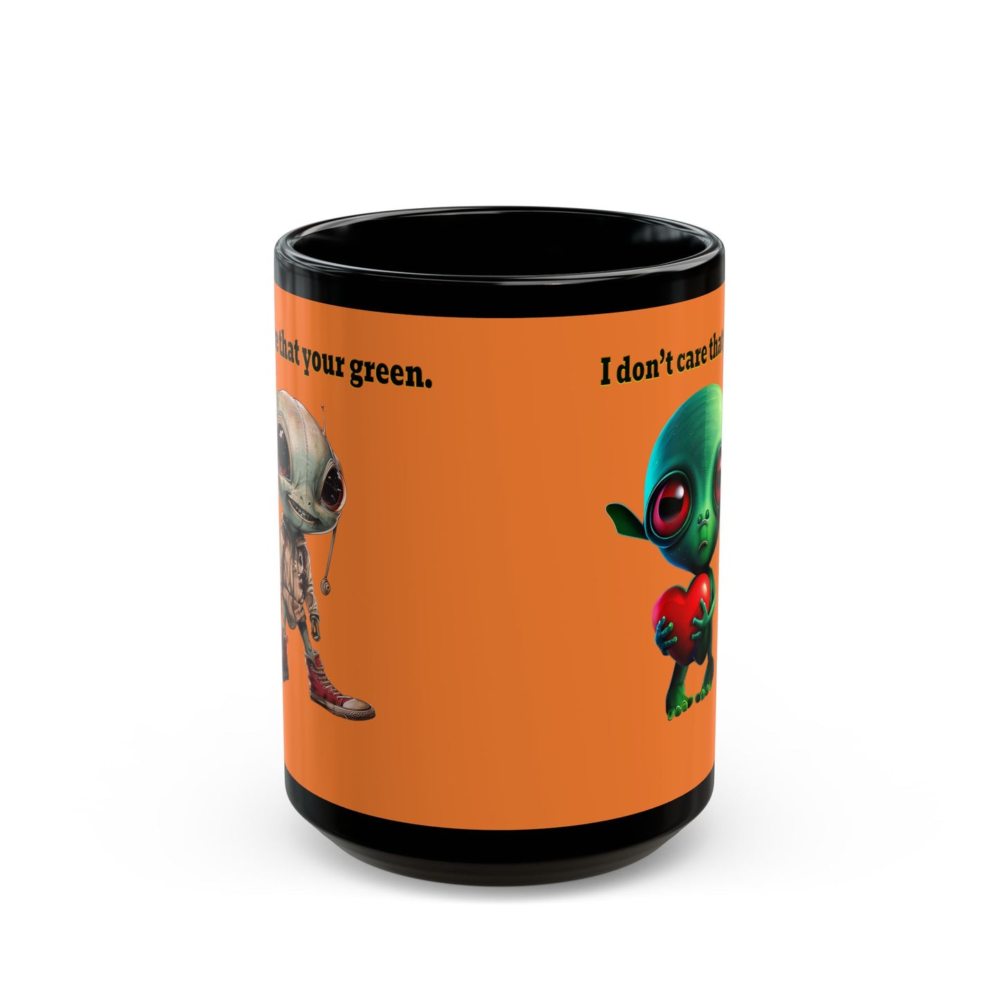 I don't care that your grey - Black Mug (crusta)