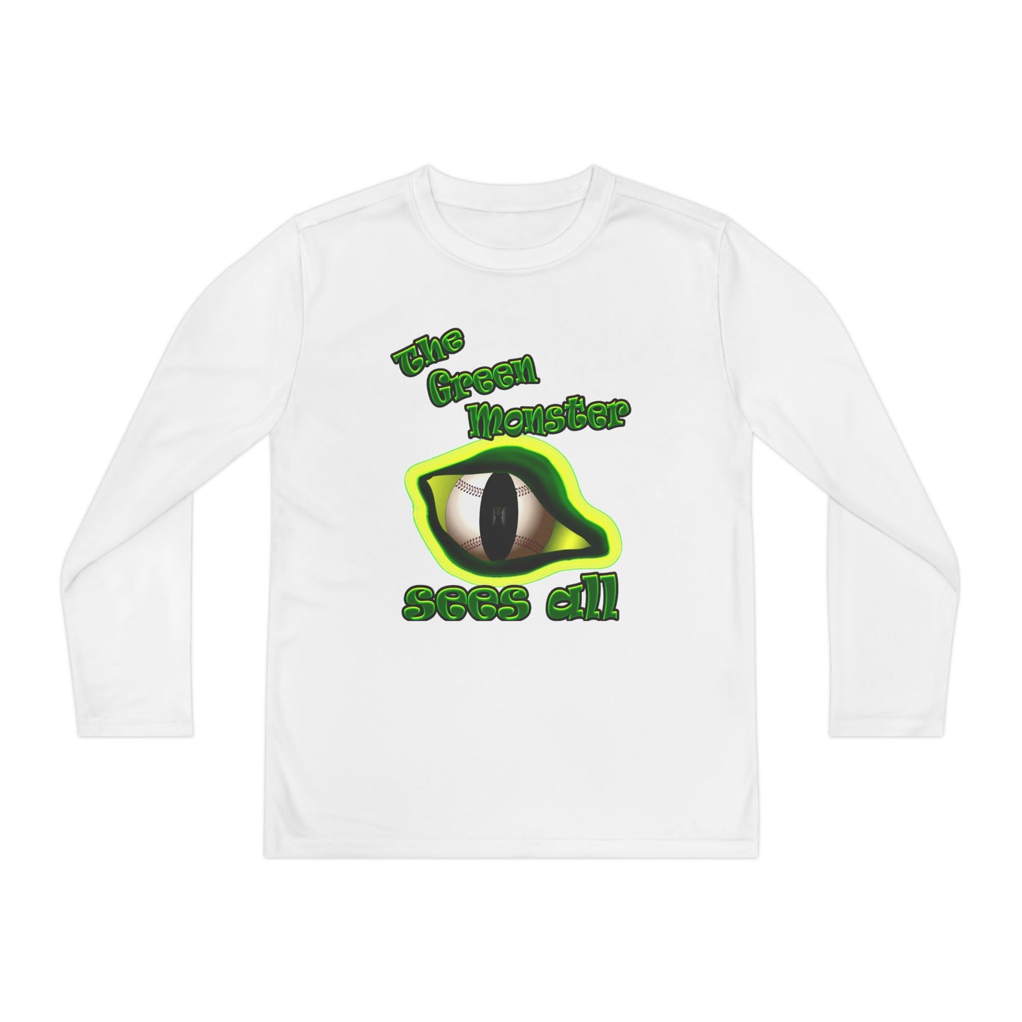 green monster - Youth Long Sleeve Competitor Tee