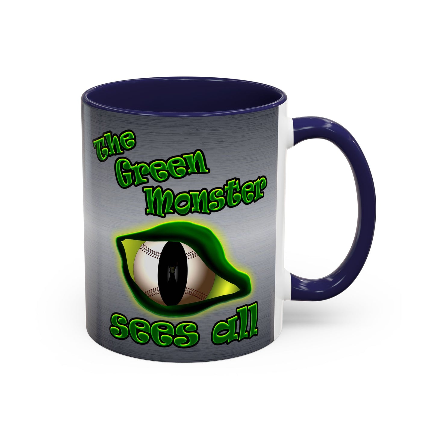 green monster - Accent Mug (brushed nickel)