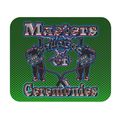 em cee squared - Mouse Pad (Rectangle) (logo green)