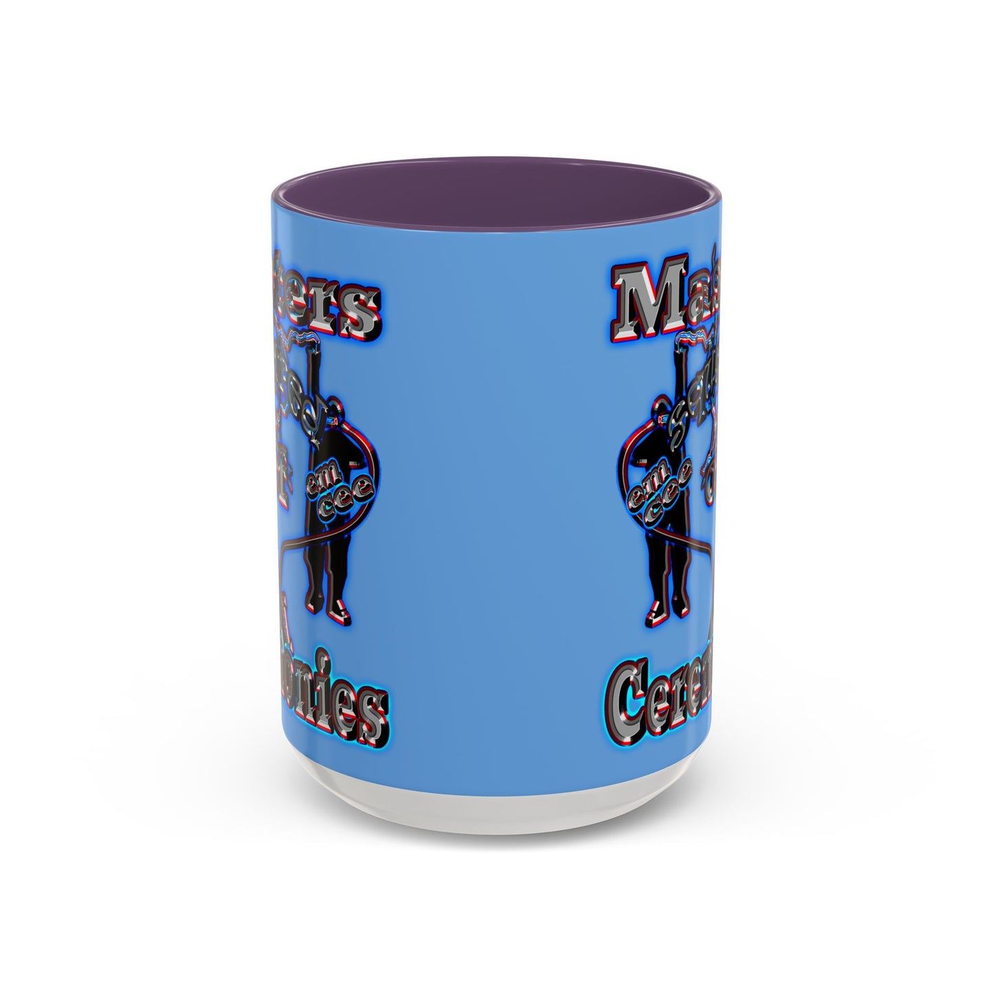 em cee squared - Accent Mug (light blue)