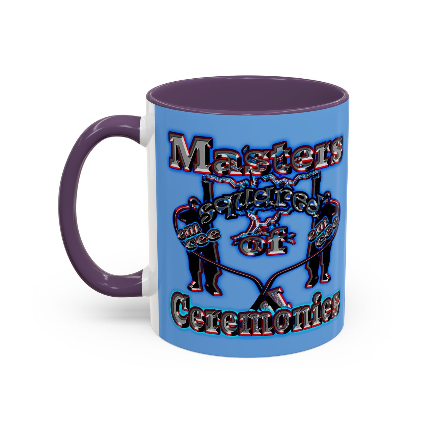 em cee squared - Accent Mug (light blue)