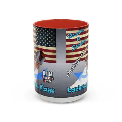 shoot for the stars - Accent Mug (brushed nickel)