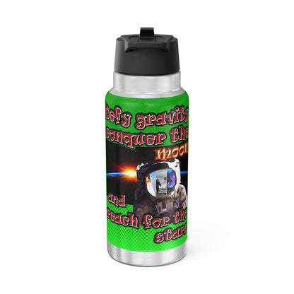 defy conquer reach - Gator Tumbler, 32oz  (logo green)