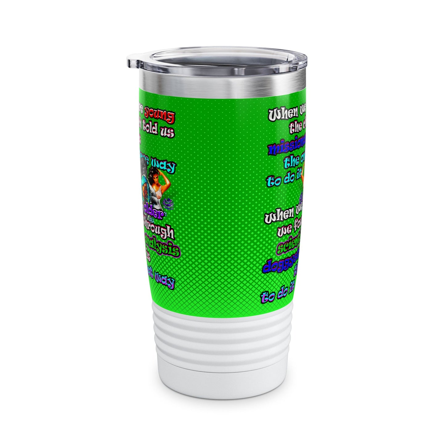 doggystyle - Ringneck Tumbler, 20oz (logo green)