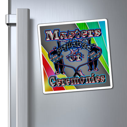 em cee squared - Magnets - (rainbow split)