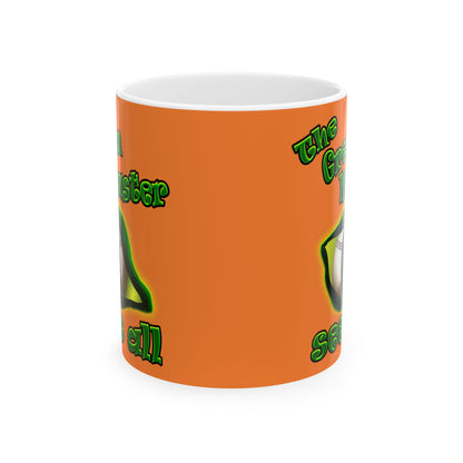 green monster - White Mug (crusta)
