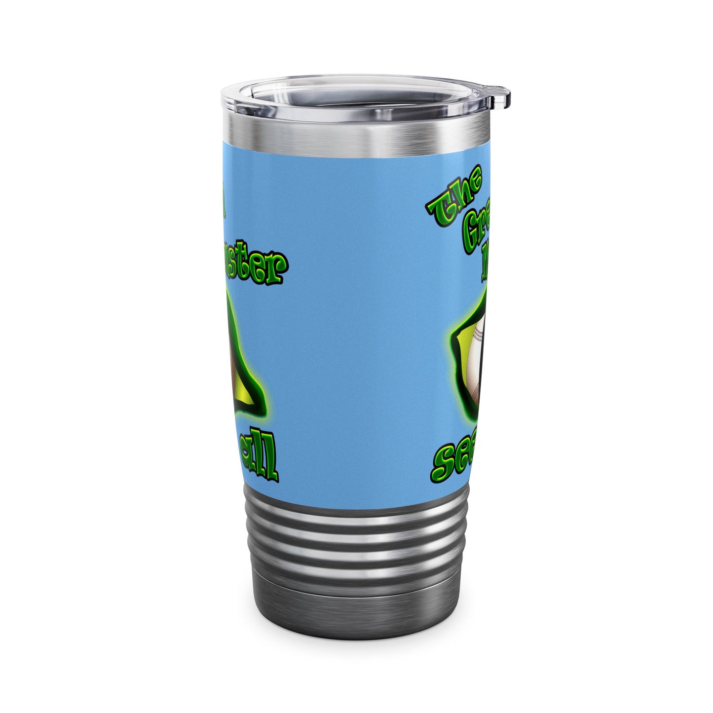 green monster - Ringneck Tumbler, 20oz (light blue)