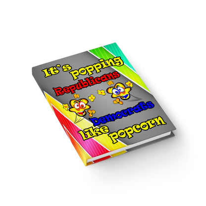 popping like popcorn - journal-lined (rainbow split)