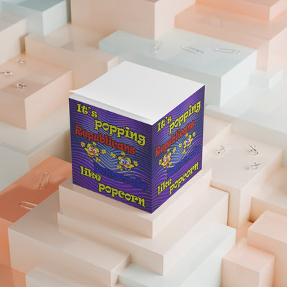 popping like popcorn - note cube (purple wave)