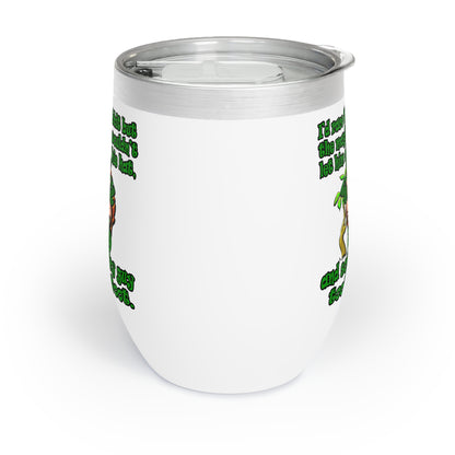 turtle race - Chill Wine Tumbler