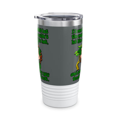 turtle race - Ringneck Tumbler, 20oz (dark grey)