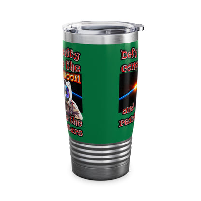defy conquer reach - Ringneck Tumbler, 20oz (dark green)