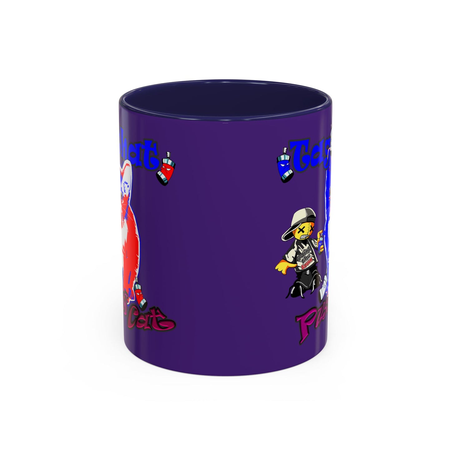 tag that - Accent Mug (purple)