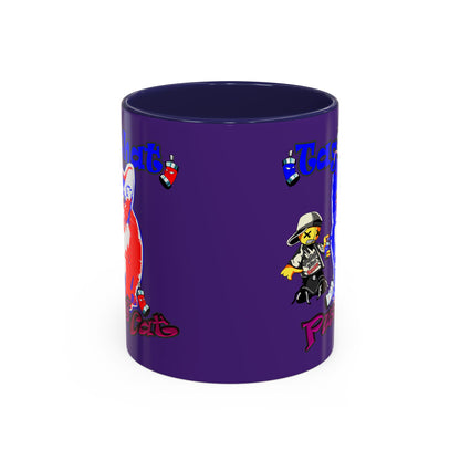 tag that - Accent Mug (purple)