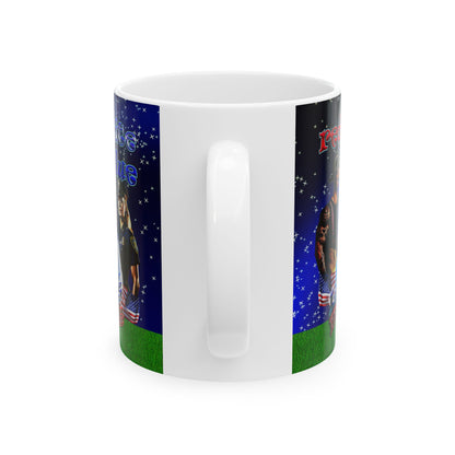 rw&b lives matter - White Mug ('snoops' background)