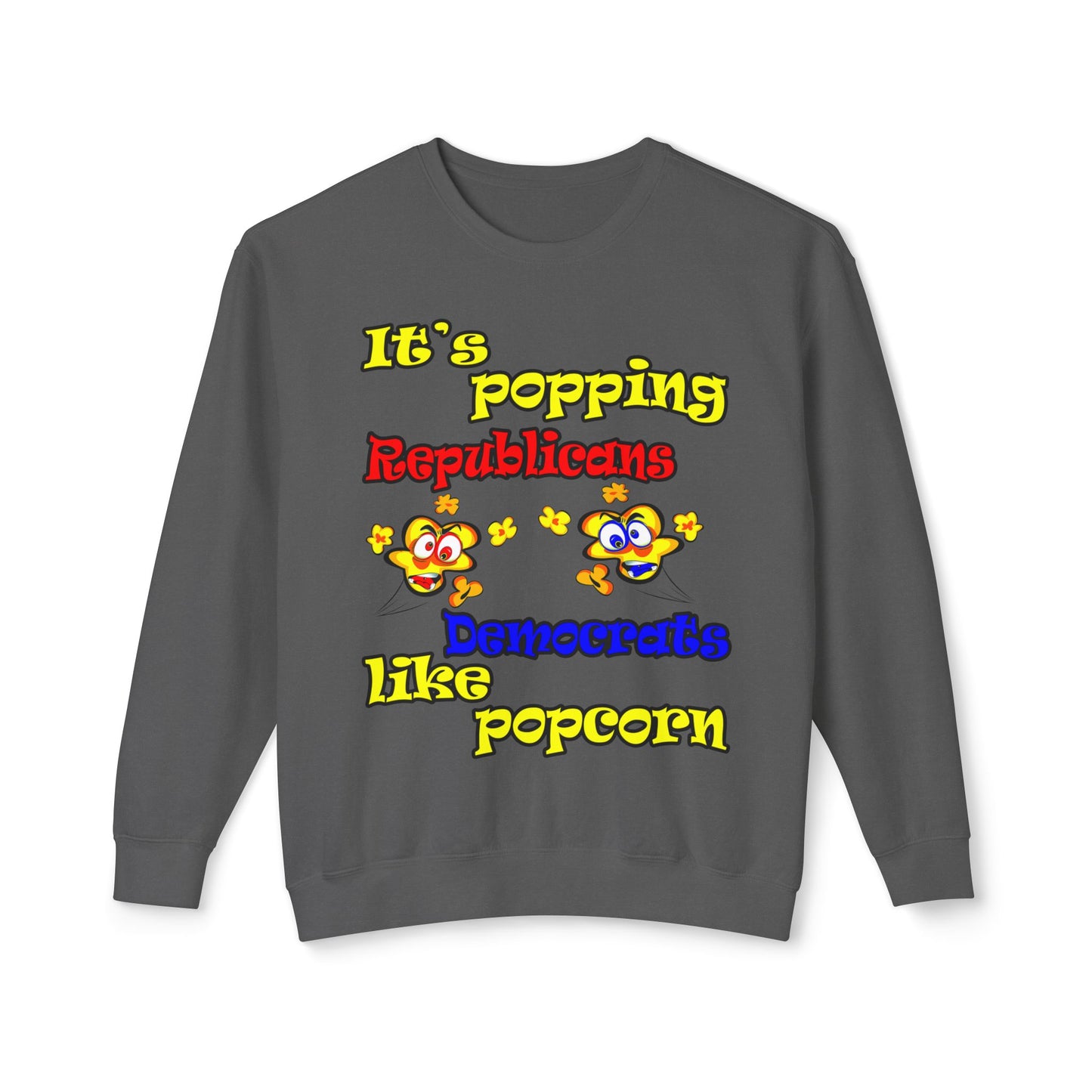 popping like popcorn - Unisex Lightweight Crewneck Sweatshirt