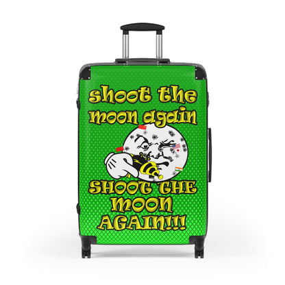 shoot the moon again - Suitcase (logo green)