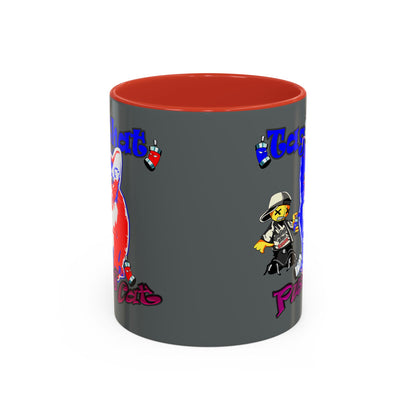 tag that - Accent Mug (dark grey)