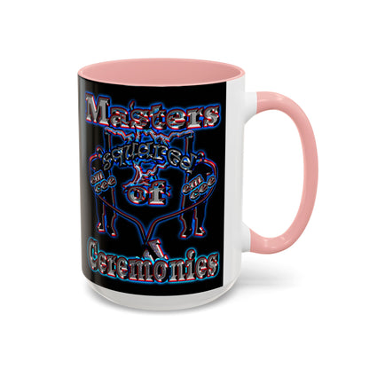 em cee squared - Accent Mug (black)
