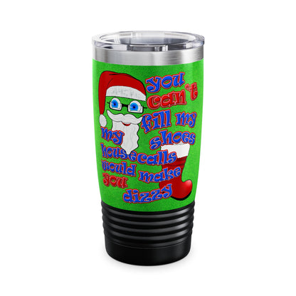 santa's shoes - Ringneck Tumbler, 20oz (green turf)