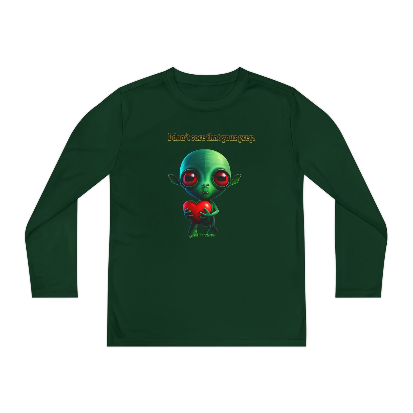 I don't care that your grey - Youth Long Sleeve Competitor Tee