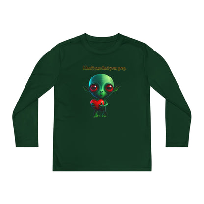 I don't care that your grey - Youth Long Sleeve Competitor Tee