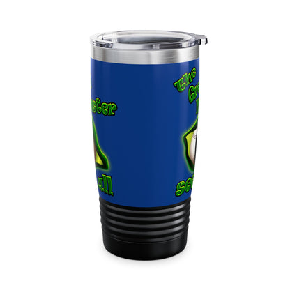 green monster - Ringneck Tumbler, 20oz (dark blue)