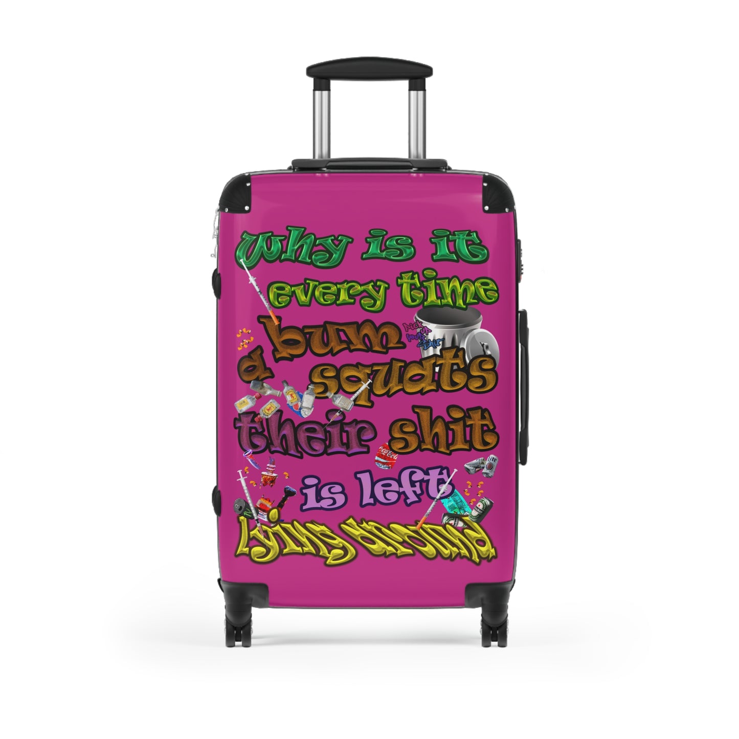 the bum's shit - Suitcase (pink)