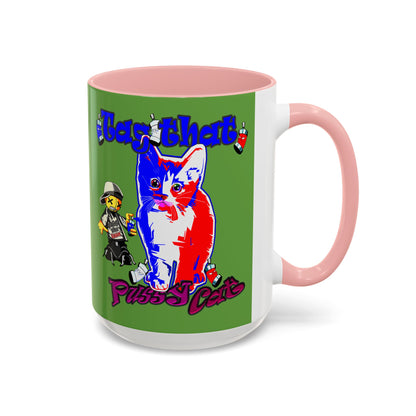tag that - Accent Mug (green)