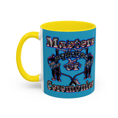 em cee squared - Accent Mug (turquoise)