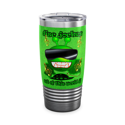 disc jockey - Ringneck Tumbler, 20oz (green turf)