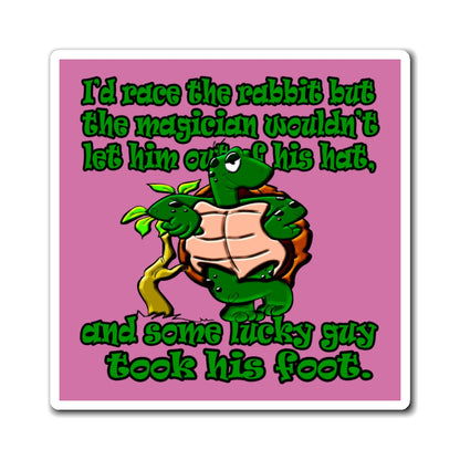 turtle race - Magnets - (light pink)