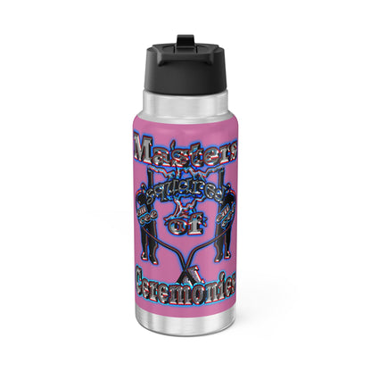 em cee squared - Gator Tumbler, 32oz (light pink)