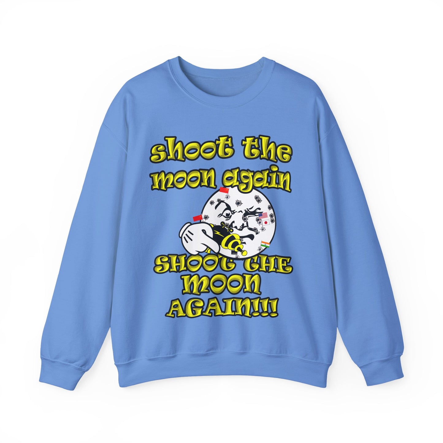 shoot the moon again - Unisex Heavy Blend™ Crewneck Sweatshirt