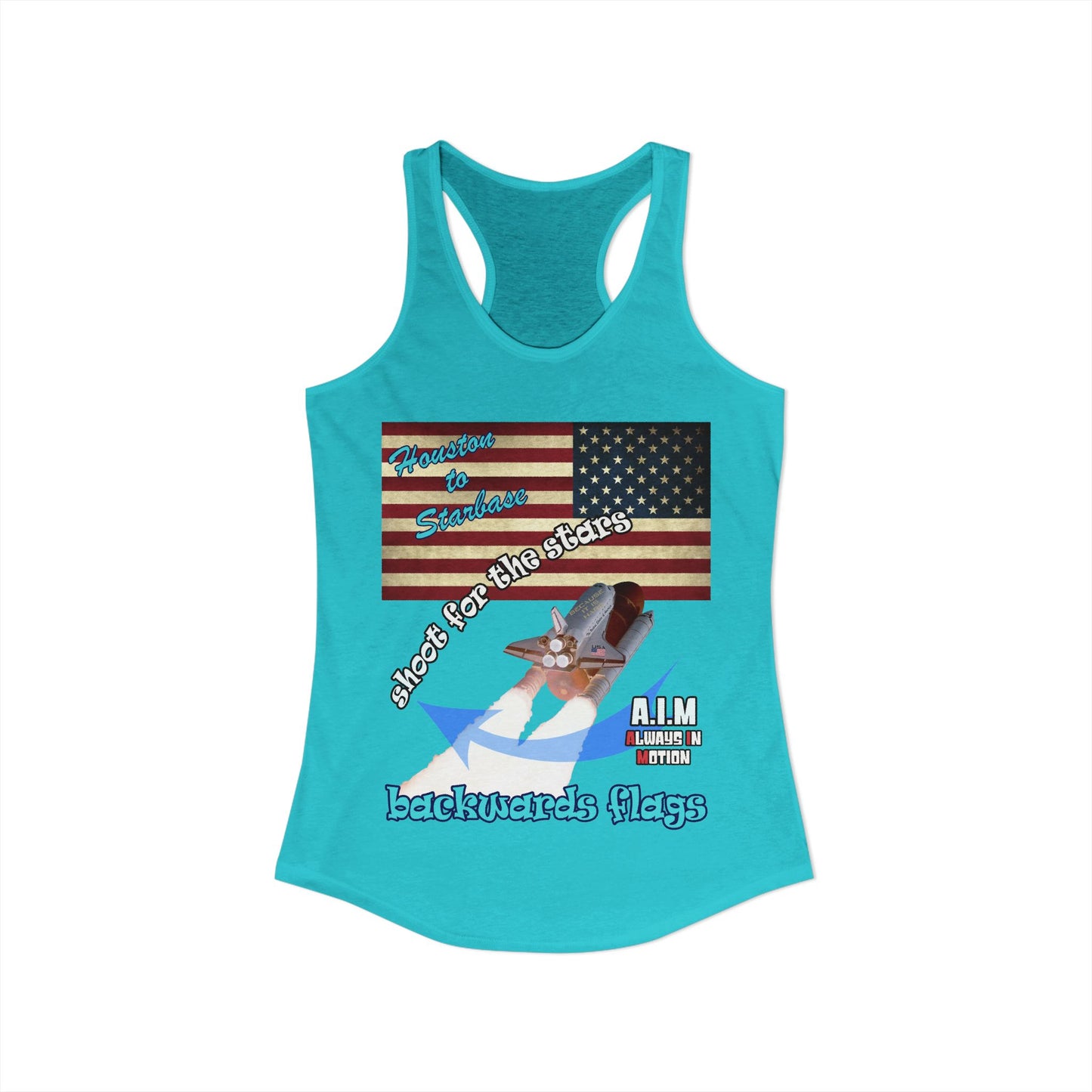 shoot for the stars - Women's Ideal Racerback Tank