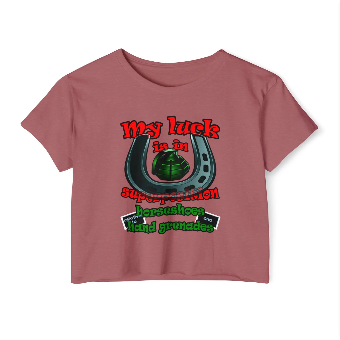 my luck - Women's Festival Crop Top