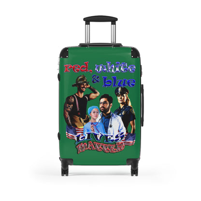 rw&b lives matter - Suitcase (dark green)